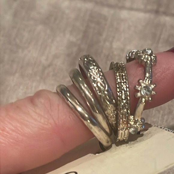 Cato 5 Stackable Rings Size 8 - Picture 3 of 5